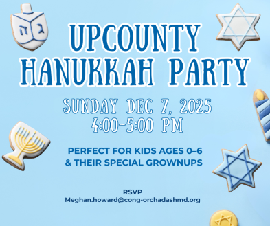 Upcounty Hanukkah Party